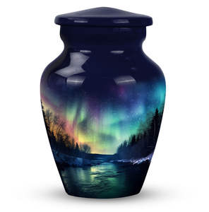 Wholesale Price Customized Trending High Quality Metal Cremation Keepsake Urns With <b>Velvet</b> <b>Box</b> Mini keepsake For Ashes - Product Image 1