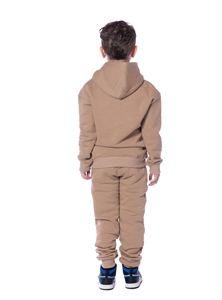 Vente en gros de survêtements personnalisés respirants et décontractés solides pour enfants pour bébés garçons survêtement pour enfants sweats à capuche simples qualité supérieure personnalisée OEM - Product Image 2