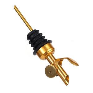 Rifornito in acciaio inox liscio Pour vino liquore olio e miele bottiglia versatore con colori oro tappi di bottiglia di olio aggiornato chiusure - Product Image 2