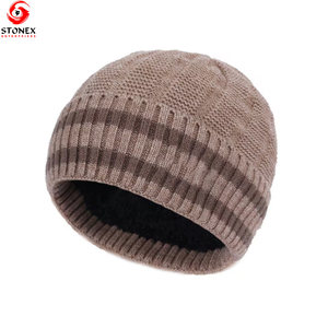 Gorro de Invierno de Felpa con Forro de Diseño Moderno, Color Sólido, Logotipo Personalizado, MOQ Bajo, para Hombre, Playa, Viajes - Product Image 5