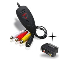 Kit Pengambilan Video VHS dengan Adaptor SCART, Pengolah Video USB untuk VCR ke PC, Perekaman MP4, Timer dan Snapshot