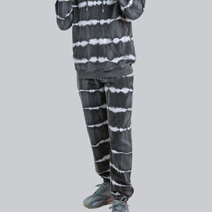 Survêtement en coton unisexe de haute qualité surdimensionné à manches longues Ensemble 2 pièces Tie-Dye Ensemble survêtement unisexe personnalisé de haute qualité Ensemble 2 pièces - Product Image 4