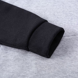 Deux pièces survêtement à capuche pour hommes 100% coton Sport Jogging ensemble veste confortable pantalons de survêtement équipe survêtement pour la saison d'automne - Product Image 5