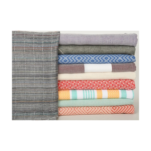 Tissage de panier brodé certifié GOTS 100% coton élégant supérieur 520GSM protège-taches longue durée de vie serviette de cuisine écologique - Product Image 3