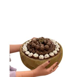 Juego de Tazones de Chocolate de Metal Negro de Diseño Moderno, Elegante Plato para Servir Dulces y Postres para Decoración del Hogar y Fiestas, Proveedor Mayorista - Product Image 6