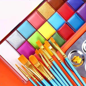 Pintura Corporal Festiva para Halloween, Maquillaje Artístico con Color para Niños que Vienen a Pedir Dulces - Product Image 4