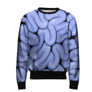 New Trendy High Quality Custom Men Crewneck Sweatshirt with Cotton Material Quick Dry Breathable Custom Basics Sweatshirts - Product Image 3