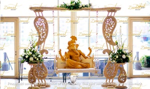 ชุด mandap ตกแต่งงานแต่งงานของฮินดูทำจากไม้ชุด mandap Royal jodha Akbar แต่งงาน - Product Image 3