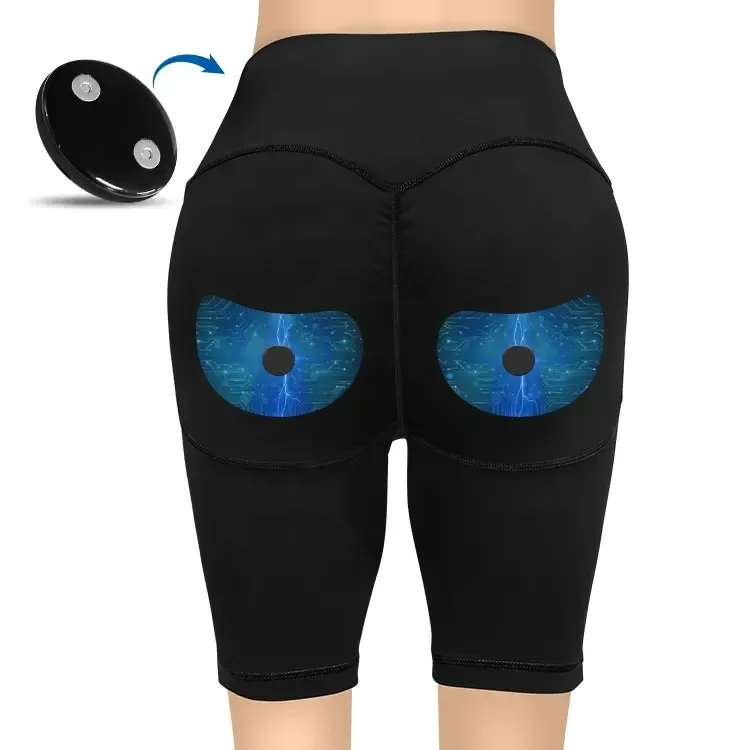 Ems Training Pants Shorts High Waist Muscle Massage Gym Fitness Womens With Heating Smart Tummy And Hip Ems Pants