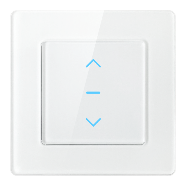 For Tuya App Controlled EU Standard Smart Life Wall Switch for Home Use Wifi Curtain Touch Roller Shutter Screen Switch UK