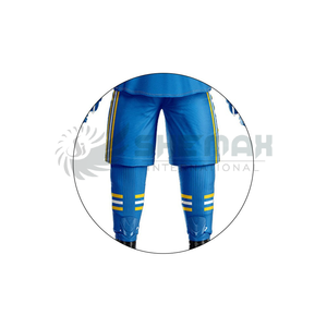 Üst 2025 erkek yüksek kalite 100% Polyester buz hokeyi giymek için ucuz fiyat ile yeni son tasarım spor forması setleri satış - Product Image 4