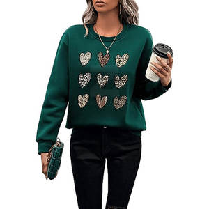 Sweatshirts d'hiver en coton 100% respirant pour femmes avec logo sur le devant, de style décontracté, fabriqués au Pakistan, à des prix abordables - Product Image 3