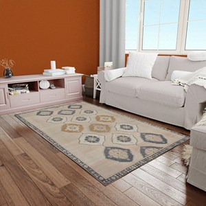 Geometric Pattern Printed <b>Rug</b>: Modern Abstract Design for Luxury Living,<b>Chenille</b> <b>Rug</b> - Product Image 4
