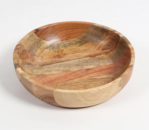 ชุดรับประทานอาหารเย็นทำจากไม้มะพร้าวแบบใช้แล้วทิ้งชามแบนผสมดินดินดีไซน์วินเทจสำหรับอุตสาหกรรมอาหารหัตถกรรม - Product Image 1