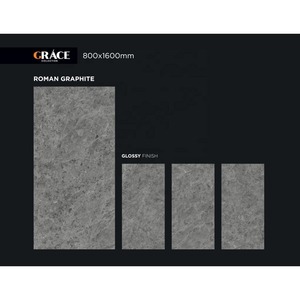 กราไฟท์โรมัน800X1600มม. กระเบื้องเคลือบเงาสำหรับการตกแต่งภายในราคาถูก - Product Image 1