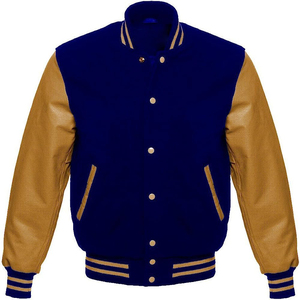 Veste Letterman Varsity de haute qualité personnalisée pour hommes col montant pour la saison d'hiver CollegeBaseballjacket pour hommes expédition DDP - Product Image 4