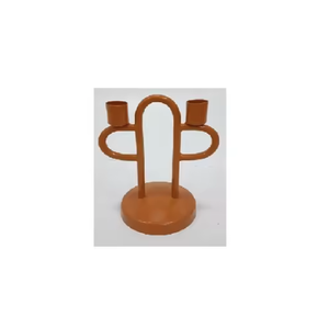 เชิงเทียนโลหะติดทนนานพร้อมฐานทรงกลมสำหรับตกแต่งบ้านในวันคริสต์มาส - Product Image 3