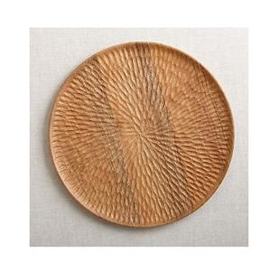 Assiettes en bois rondes Nettoyage facile et léger pour vaisselle Assiettes Snack Vaisselle décente incassable Assiettes en bois - Product Image 2