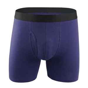 High Quality <b>Men's</b> Classic Solid Cotton Stretch Briefs Boxers Shorts <b>Men's</b> <b>Underwear</b> with Open Fly <b>Pouch</b> Plus Size - Product Image 6