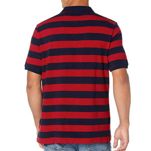 Polos personalizados para hombre de algodón orgánico 100% al por mayor tela de piqué suave con logotipo bordado para verano y ropa informal - Product Image 6