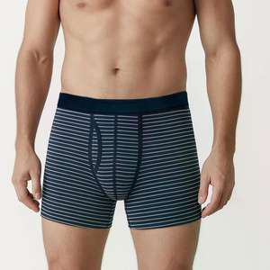 Hot Sales 100% Cotton Boxer Briefs for Men Comfortable Breathable Aro <b>Shorts</b> Striped <b>Plaid</b> Design Casual Waist High Quality - Product Image 1