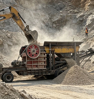 Concasseur à mâchoires Euro PE-900X1060 230-390 TPH, petite machine de concassage mobile pour l'exploitation minière du calcaire et du granit