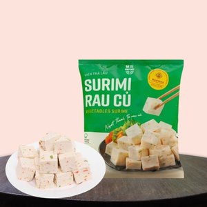 หม้อไฟสำหรับอาหารแช่แข็งแบบดั้งเดิมผลิตในเวียดนามส่วนประกอบของหม้อไฟผักซูริมิราคาไม่แพง - Product Image 1