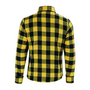 Primavera personalizada de manga larga de algodón a cuadros franela multi-botones tamaño suelto camisa de hombre para bordado estilo de Jersey de carreras - Product Image 4