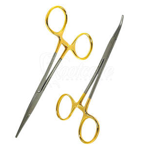 Pinces Mayo Hegar à pointe dorée en carbure de tungstène, porte-aiguilles Mayo Hegar - Product Image 6