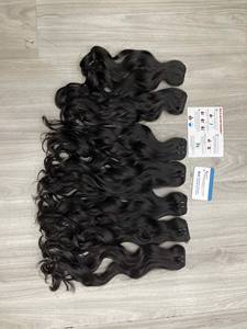 Extensiones de Cabello Natural al Por Mayor, Estilo Ondulado, Doble Trama, Color Natural, Cabello Virgen, Muchos Pedidos 2025 - Product Image 6