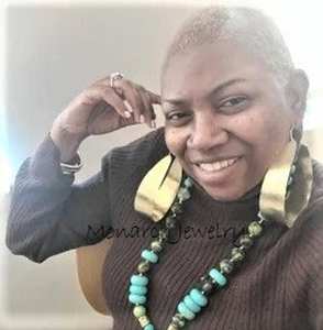 Gargantilla de cristal con cuentas de sodalita de 8mm hecha a mano, collar de piedra de sodalita Natural, joyería artesanal - Product Image 3