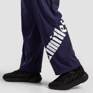 Pantalones Deportivos Azul Marino Talla XL, Cintura Alta, Felpa Francesa con Cremalleras, Franja Lateral con Patrón Tejido, para Invierno, Material de Spandex de Color - Product Image 5