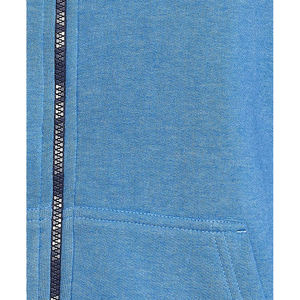 Sudaderas con capucha personalizadas bordadas hombres personalizados Rhinestone Sudadera con capucha doble cremallera con capucha de peso pesado de alta calidad Sun Faded Wash sudaderas - Product Image 6