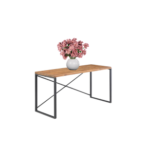 Bureau moderne en bois Concord Live Edge Bureau d'ordinateur en bois naturel pour l'extérieur Mobilier décoratif - Product Image 1