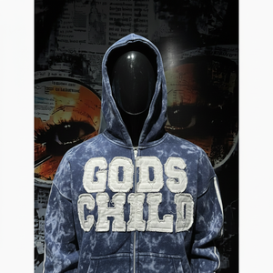 Ensemble survêtement personnalisé pour homme, style streetwear, avec impression 3D en relief, sweat à capuche et pantalon de jogging, ourlet brut, coupe graphique - Product Image 6