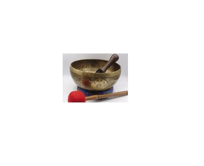 pure tibetan singing bowl set meditation sound heavenly relaxing sound handmade design from Jamsons