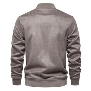 Vente en gros Nouveau blouson d'aviateur d'hiver pour hommes de haute qualité avec col montant et logo à l'avant Meilleur prix OEM bon marché - Product Image 6