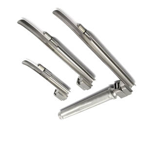 Laringoscopio Manual de acero inoxidable más vendido, instrumento veterinario, juego de laringoscopio Miller, juego de laringoscopios personalizado - Product Image 6