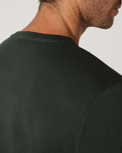 เสื้อยืดคอกลมสำหรับผู้ชายผ้าคอตตอนผ้านิ่มผ้าแห้งเร็วเสื้อยืดปักโลโก้และทันสมัย100% ใหม่ - Product Image 2