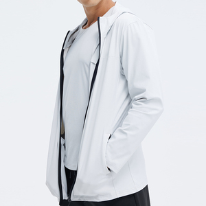 Veste coupe-vent pour homme à la mode avec inscription personnalisée, vente chaude, 76% nylon, 24% élasthanne, pour l'extérieur - Product Image 3