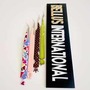 Pinzas de pestañas de acero inoxidable de nuevo diseño con punta afilada Agarre perfecto Pinzas de pestañas al por mayor en varios colores - Product Image 6