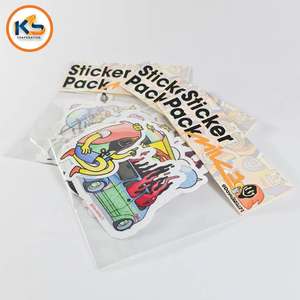Waterproof Eco-friendly Die Cut <b>Vinyl</b> Stickers Retail Polybag Packaging | Wholesale Custom Sticker Packs 100pcs Custom Designs - Product Image 3