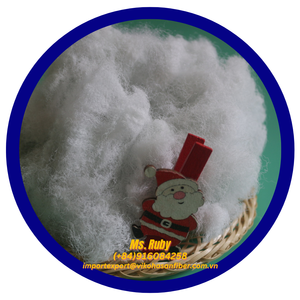 High Quality 20D White Solid Dry Grade Polyester Staple 100% GRS <b>Fiber</b> Recycled Car Carpet Stuffing Hollow <b>Concrete</b> Spinning - Product Image 3