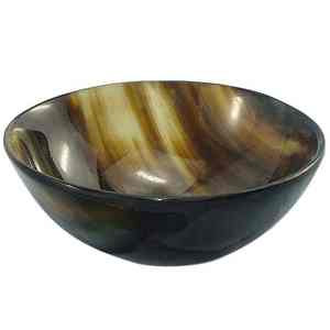 Handcrafted tribal Buffalo horn salad Serving <b>Bowl</b> for authentic kitchen collections At Wholesale Price By AALIYAN IMPEX - Product Image 2