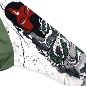 เสื้อ Rash Guard สำหรับผู้ชายเสื้อแรนช์ MMA BJJ ป้องกันรังสียูวีแขนสั้นออกแบบได้ตามที่ต้องการมีโลโก้แบบระเหิด" - Product Image 4