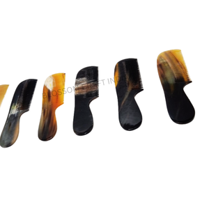 Peigne en corne de buffle et de vache fait à la main indien de qualité supérieure pour cheveux bouclés-Idéal pour un usage quotidien - Product Image 4