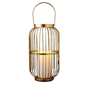 Vajilla hecha a mano, farol de vela, decoración interior y exterior, farol decorativo de Metal con cable para Hotel para temporada festiva - Product Image 5