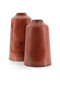 Auténtico florero de hierro vintage hecho a mano de metal desgastado con diseño costero escultórico de pátina rica para ocasiones de boda - Product Image 4