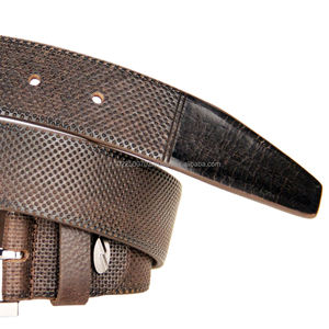 Ceintures Formelles en Cuir Véritable pour Hommes avec Boucle en Alliage Élégante Logo Personnalisé Prix de Gros d'Usine - Product Image 4