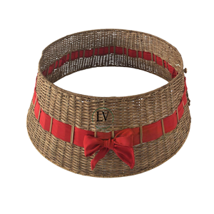 Best Selling Eco-Friendly Water Hyacinth Christmas <b>Tree</b> <b>Collar</b> Decorations Customizable Size for Home Use New Design Vietnam - Product Image 4